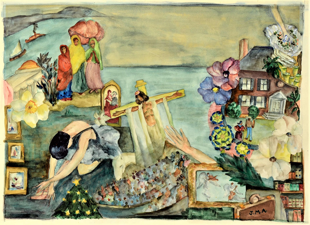 Jane Allen gouache