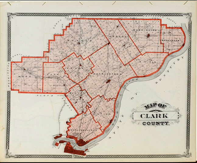 Map of Clark County